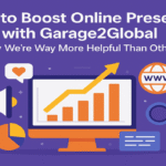 boost online presence with Garage2Global